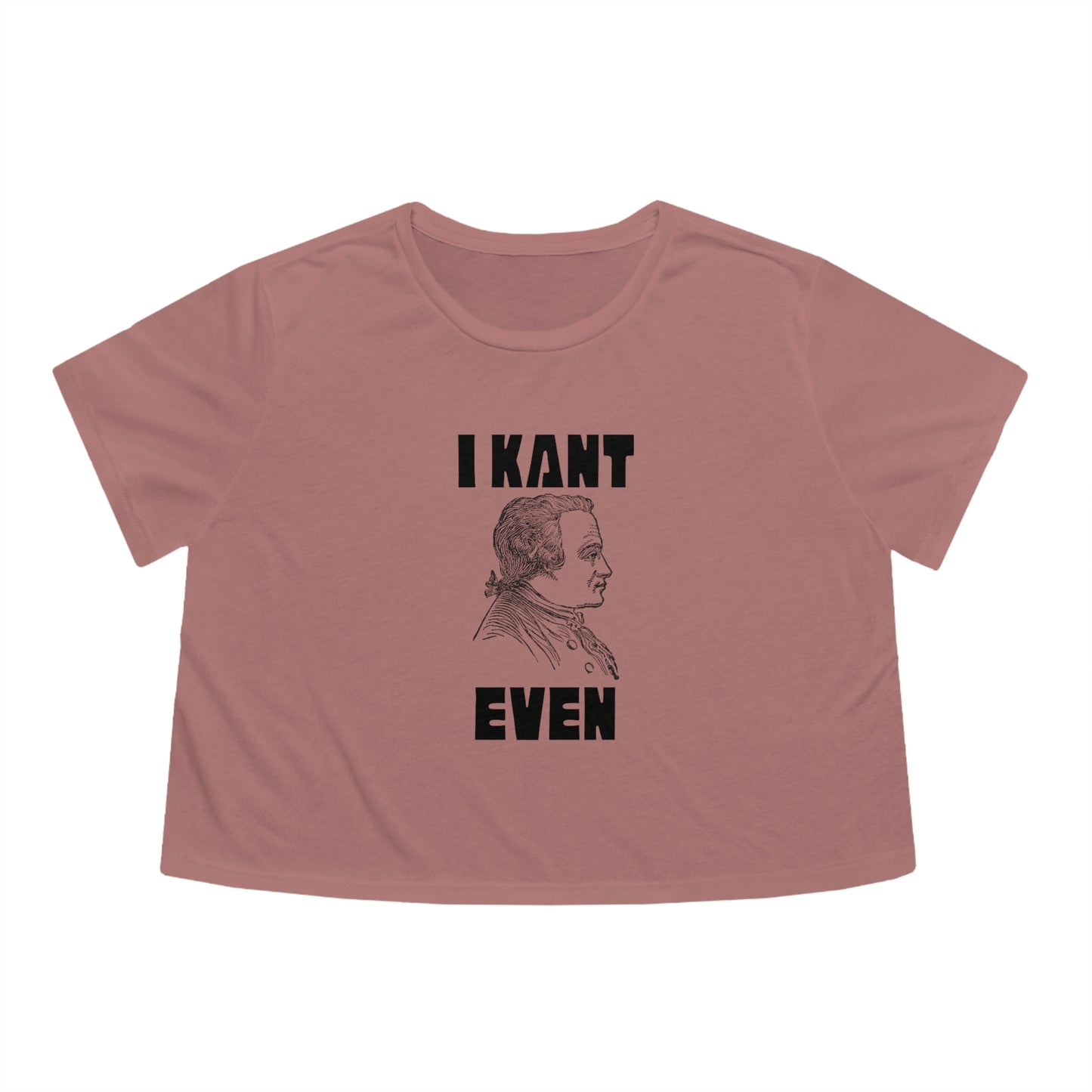 "I Kant even" Immanuel Kant, Cropped Tee