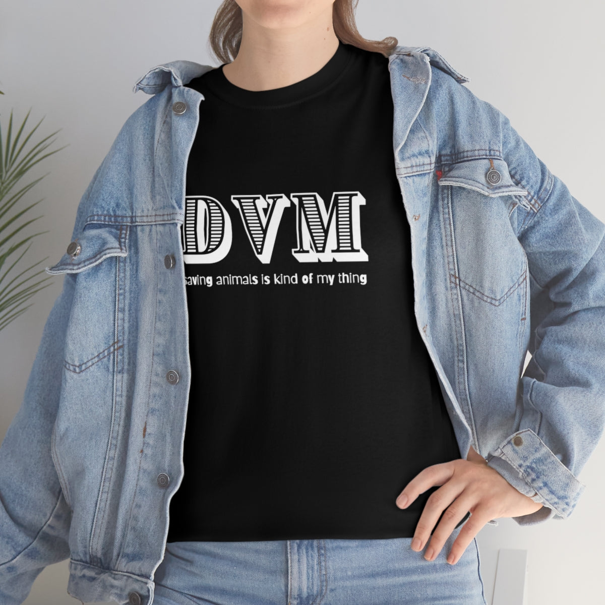 "DVM, saving animals is kind of my thing" Tee