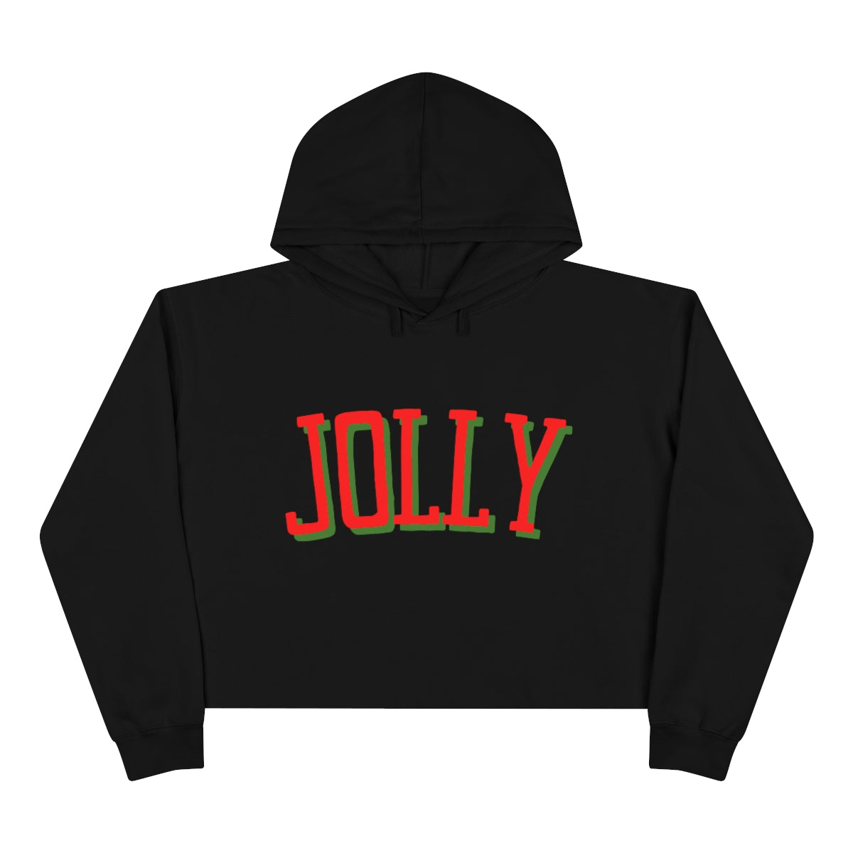 "Jolly", Crop Hoodie