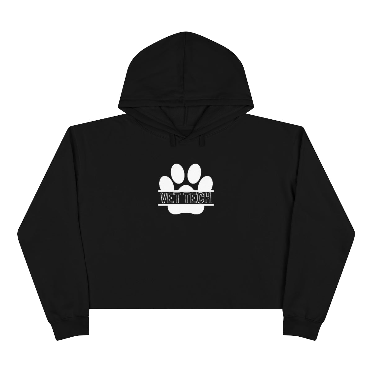 "Vet Tech" Crop Hoodie