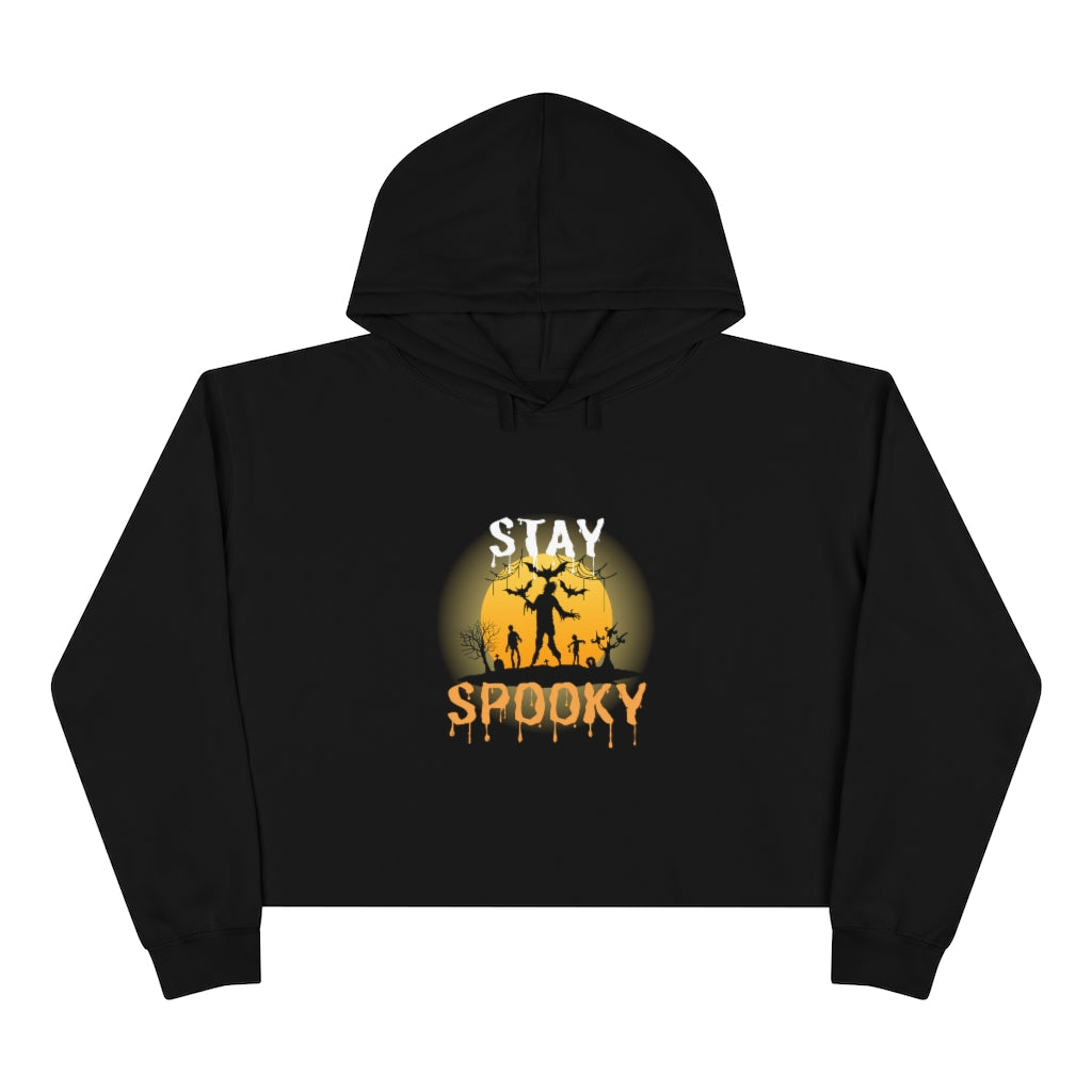 Stay Spooky Crop Hoodie