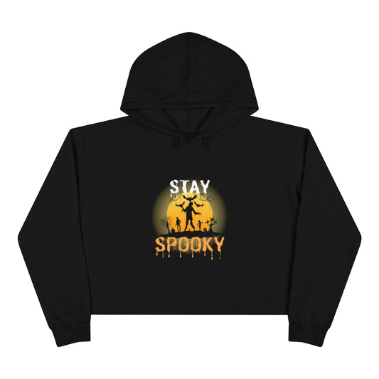 Stay Spooky Crop Hoodie