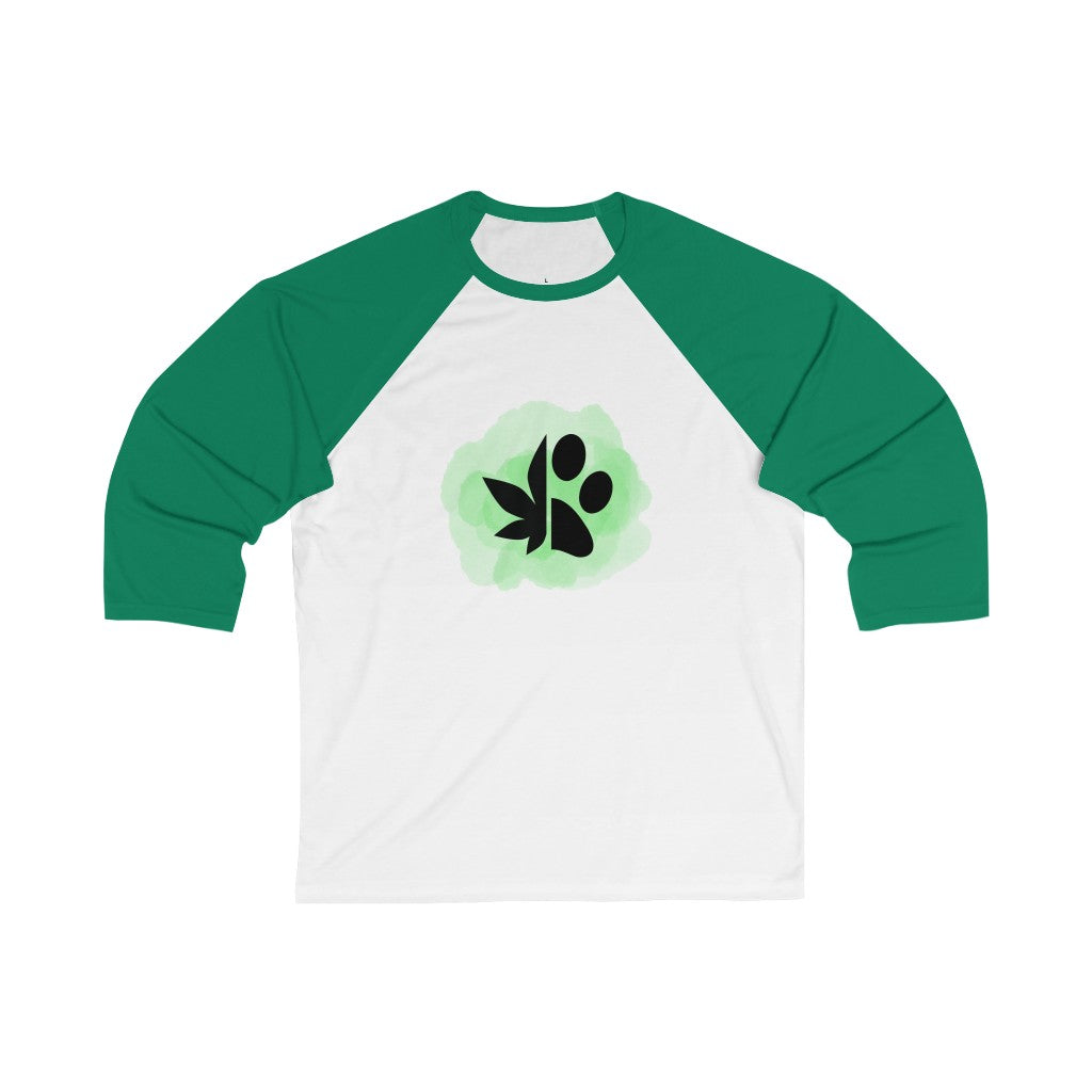 Dope Dogs Greens 3\4 Sleeve Baseball Tee