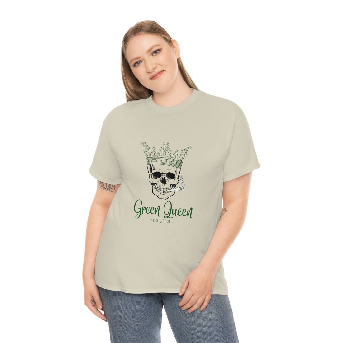 "Green Queen - High til' I die", Tee