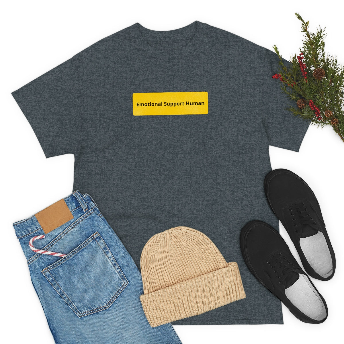 "Emotional Support Human" Tee