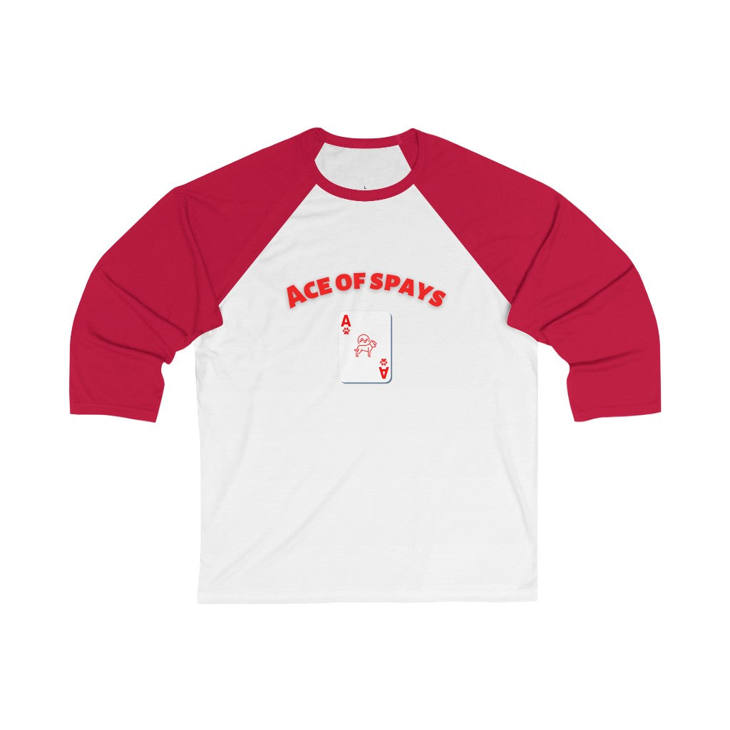 "Ace of Spays" Baseball Tee