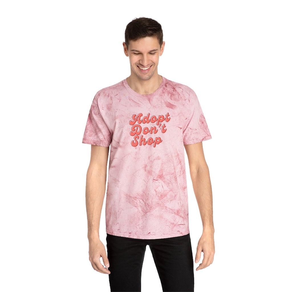 "Adopt Don't Shop" Color Blast T-Shirt