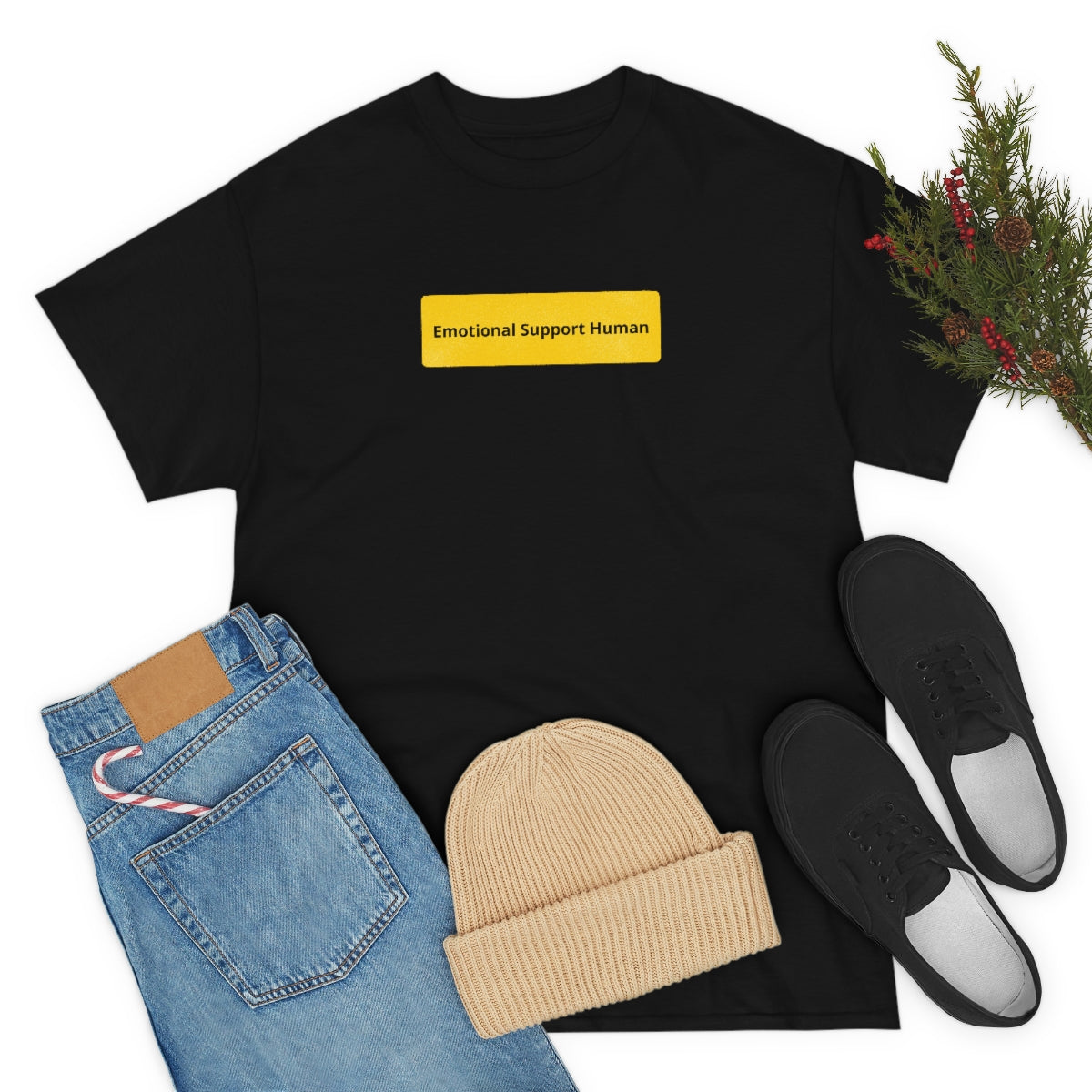 "Emotional Support Human" Tee