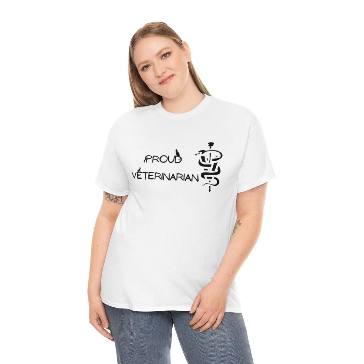 "Proud veterinarian" Tee