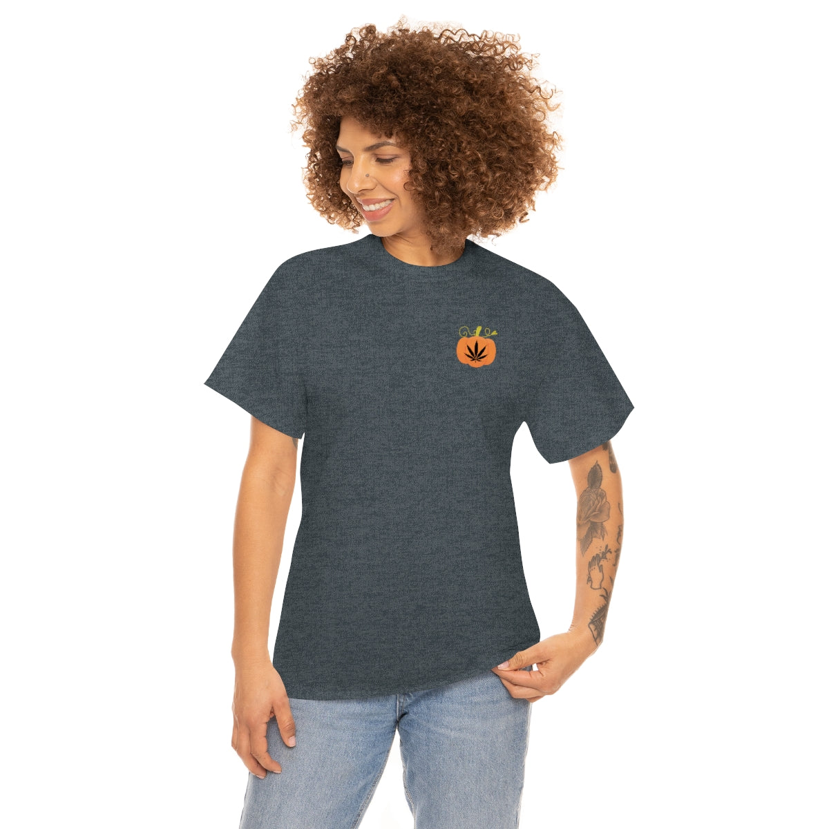 Pumpkin Weed Leaf, Tee