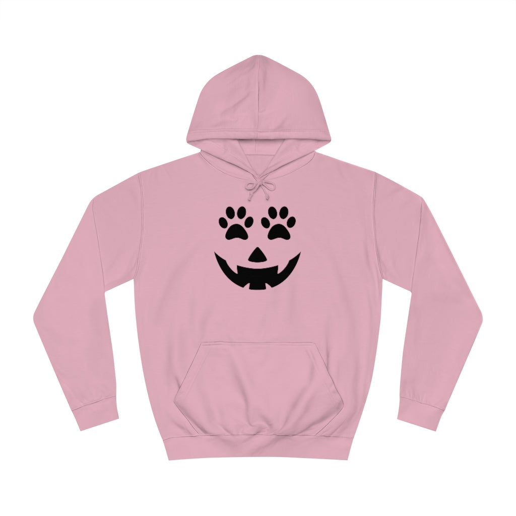 Pumpkin Face with Paw Eyes Hoodie