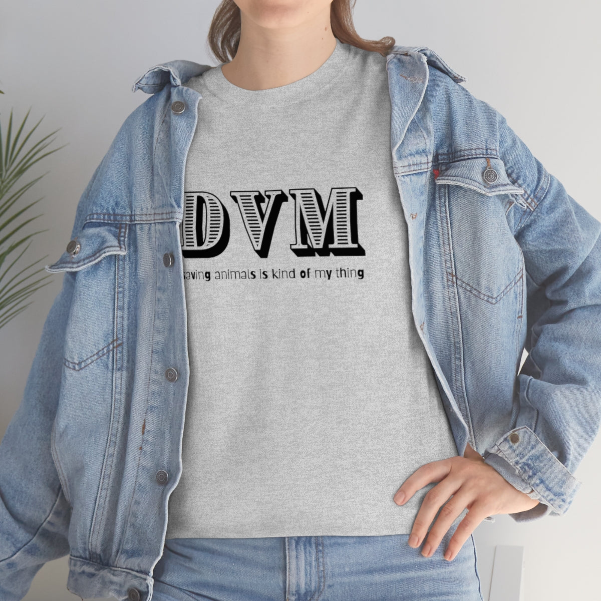 "DVM, saving animals is kind of my thing" Tee