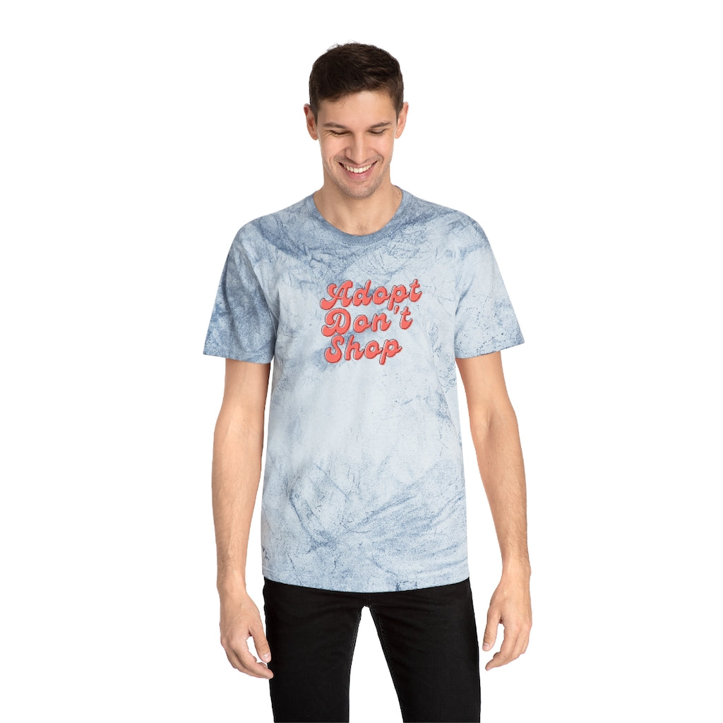 "Adopt Don't Shop" Color Blast T-Shirt