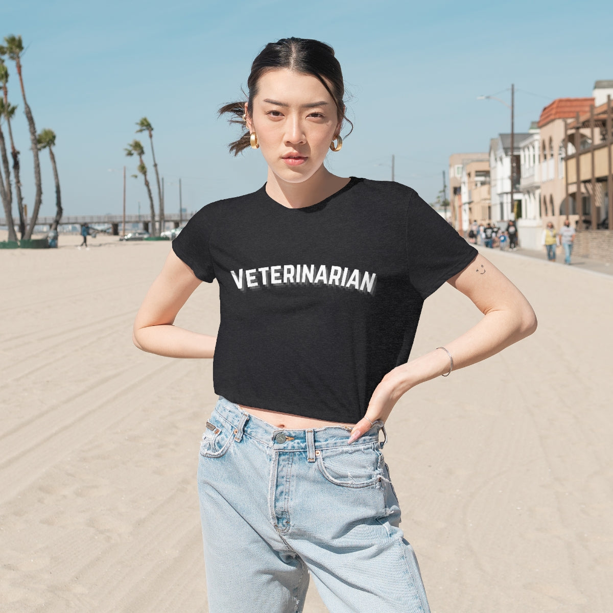 "Veterinarian" Cropped Tee