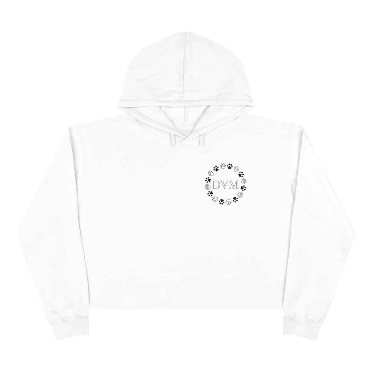 "DVM" Crop Hoodie