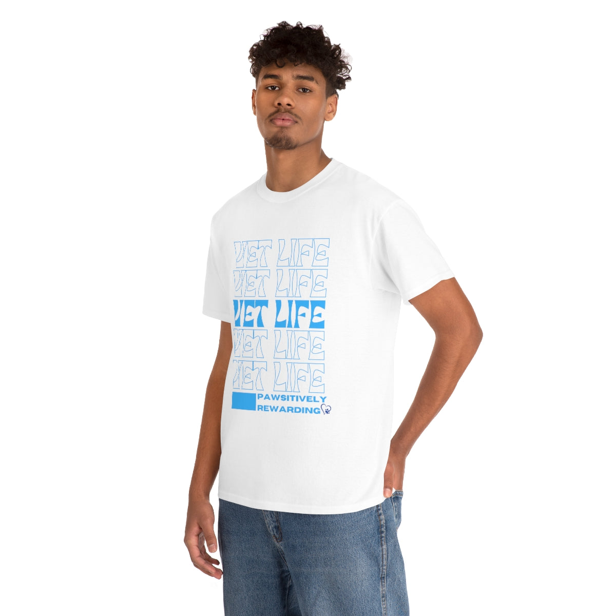 "Vet Life: Pawsitively Rewarding" Tee