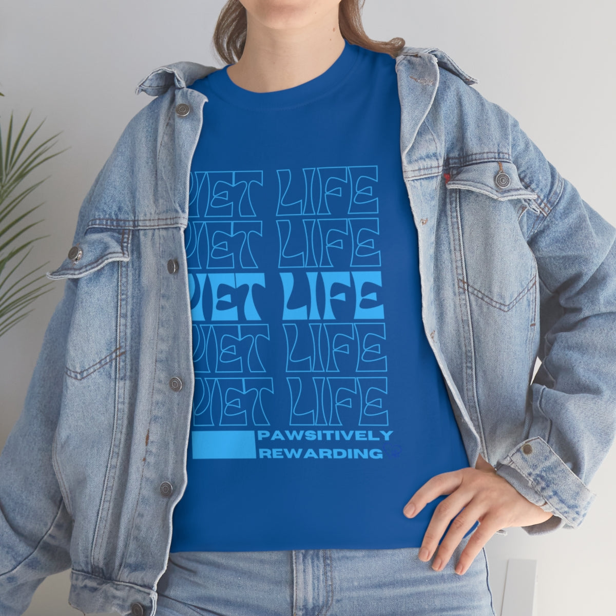 "Vet Life: Pawsitively Rewarding" Tee