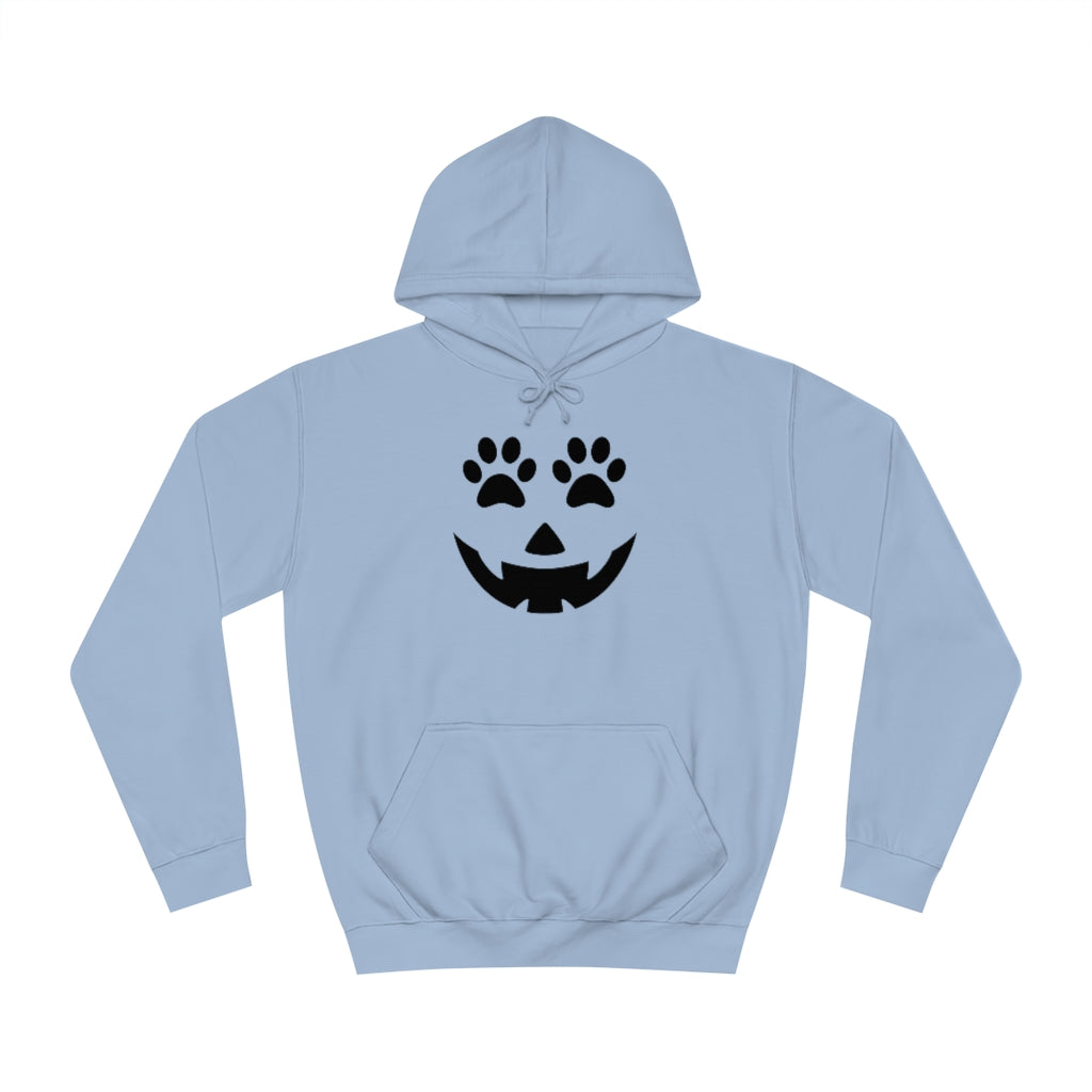 Pumpkin Face with Paw Eyes Hoodie