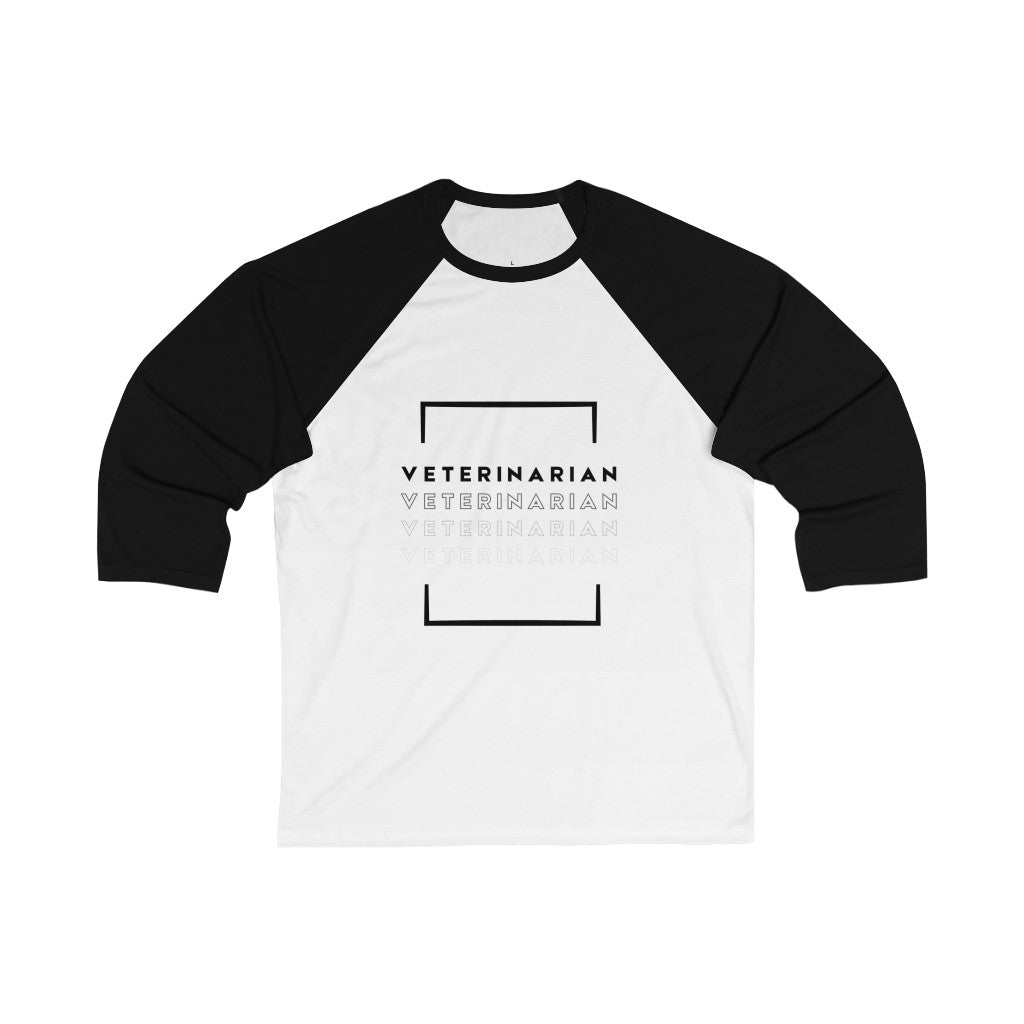 Veterinarian 3\4 Sleeve Baseball Tee