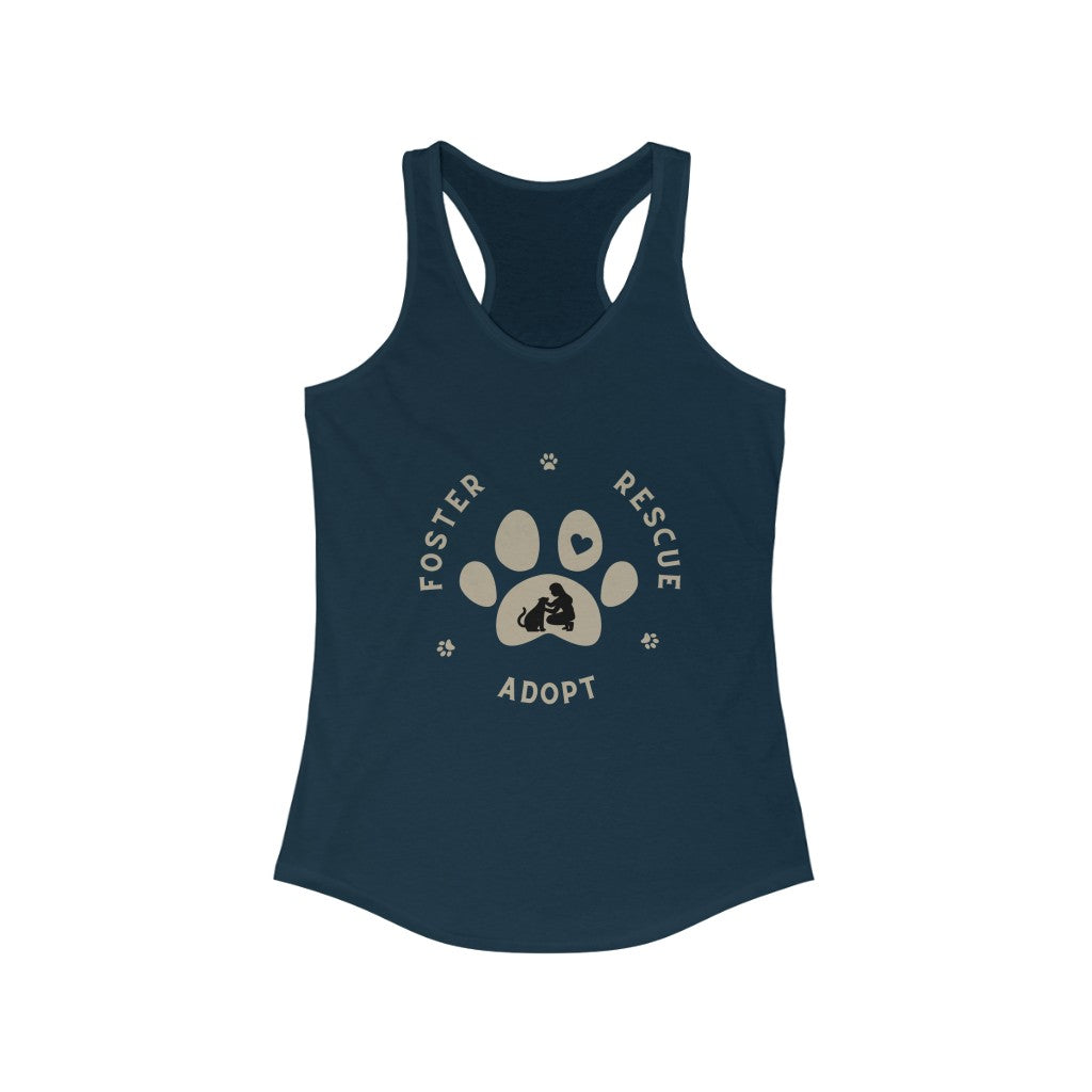 "Foster, Rescue, Adopt" Racerback Tank