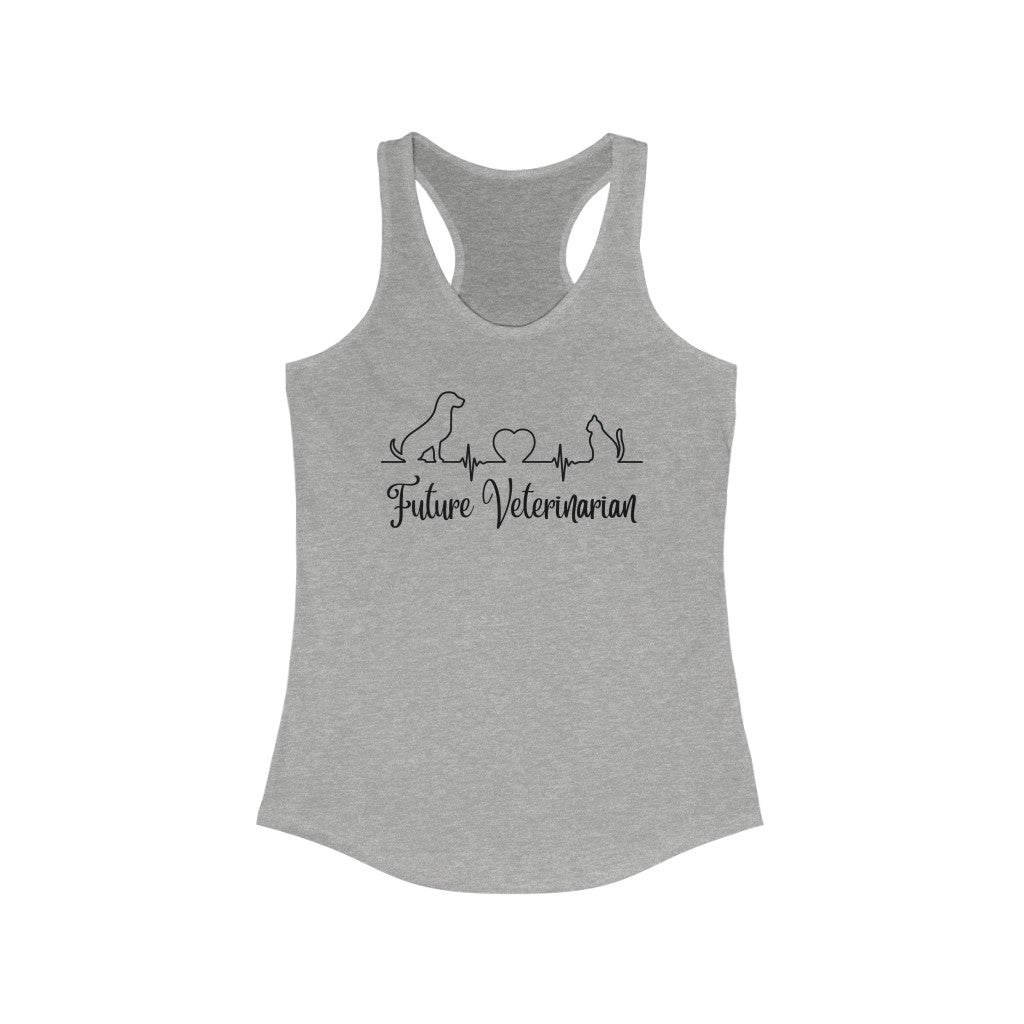 "Future Veterinarian" Racerback Tank