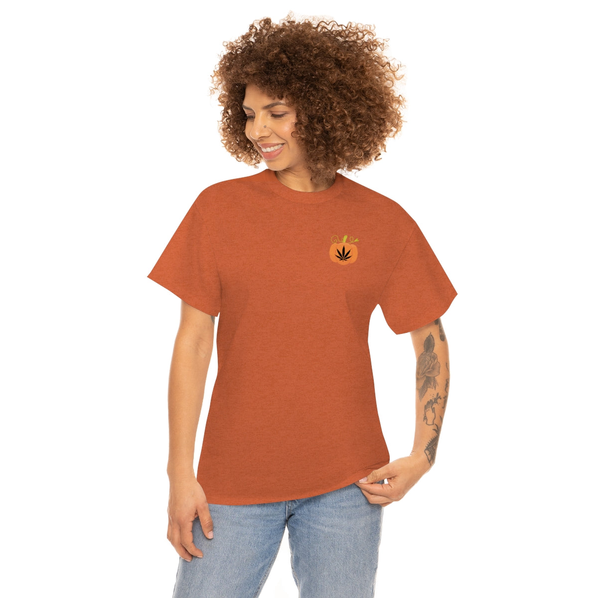 Pumpkin Weed Leaf, Tee