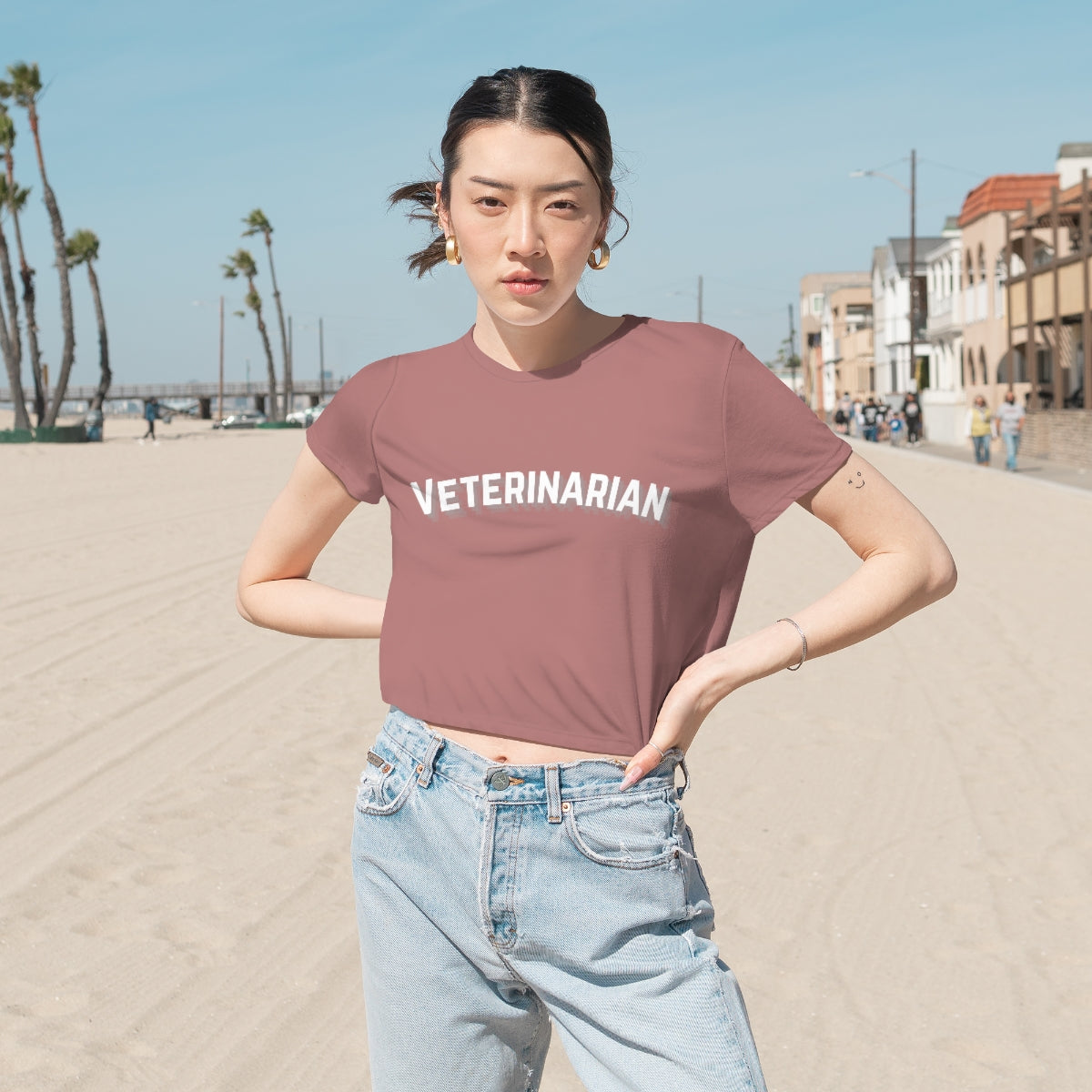 "Veterinarian" Cropped Tee