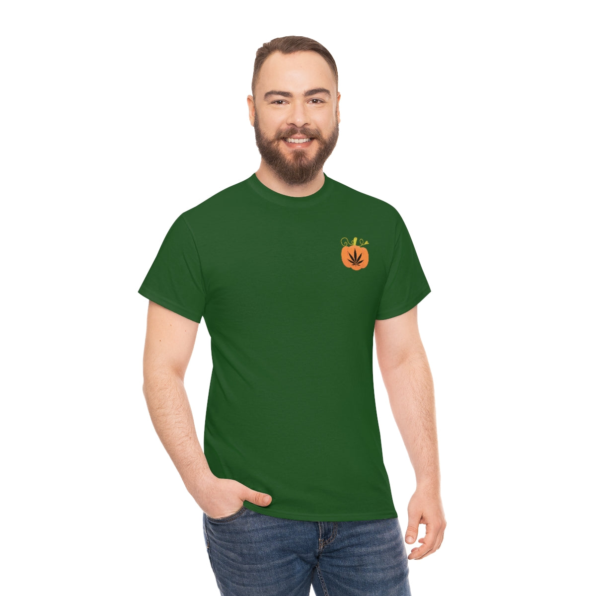 Pumpkin Weed Leaf, Tee