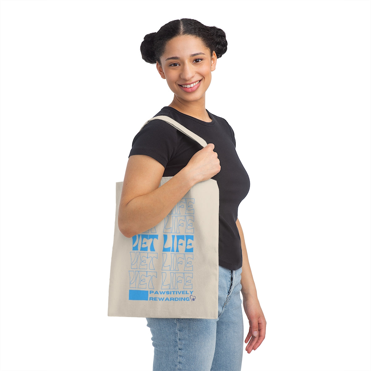 "Vet Life: Pawsitively Rewarding" Tote Bag