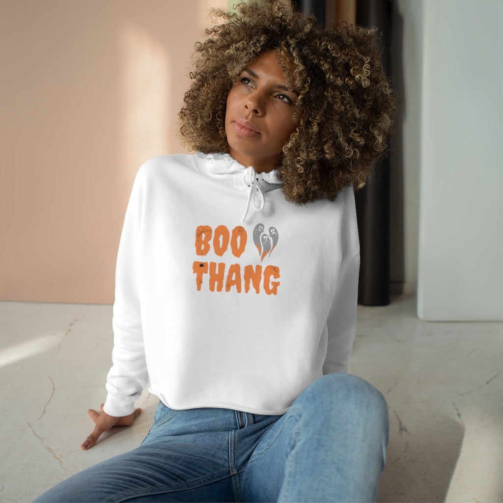 Boo Thang Crop Hoodie