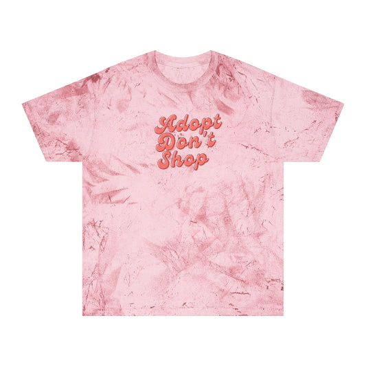 "Adopt Don't Shop" Color Blast T-Shirt