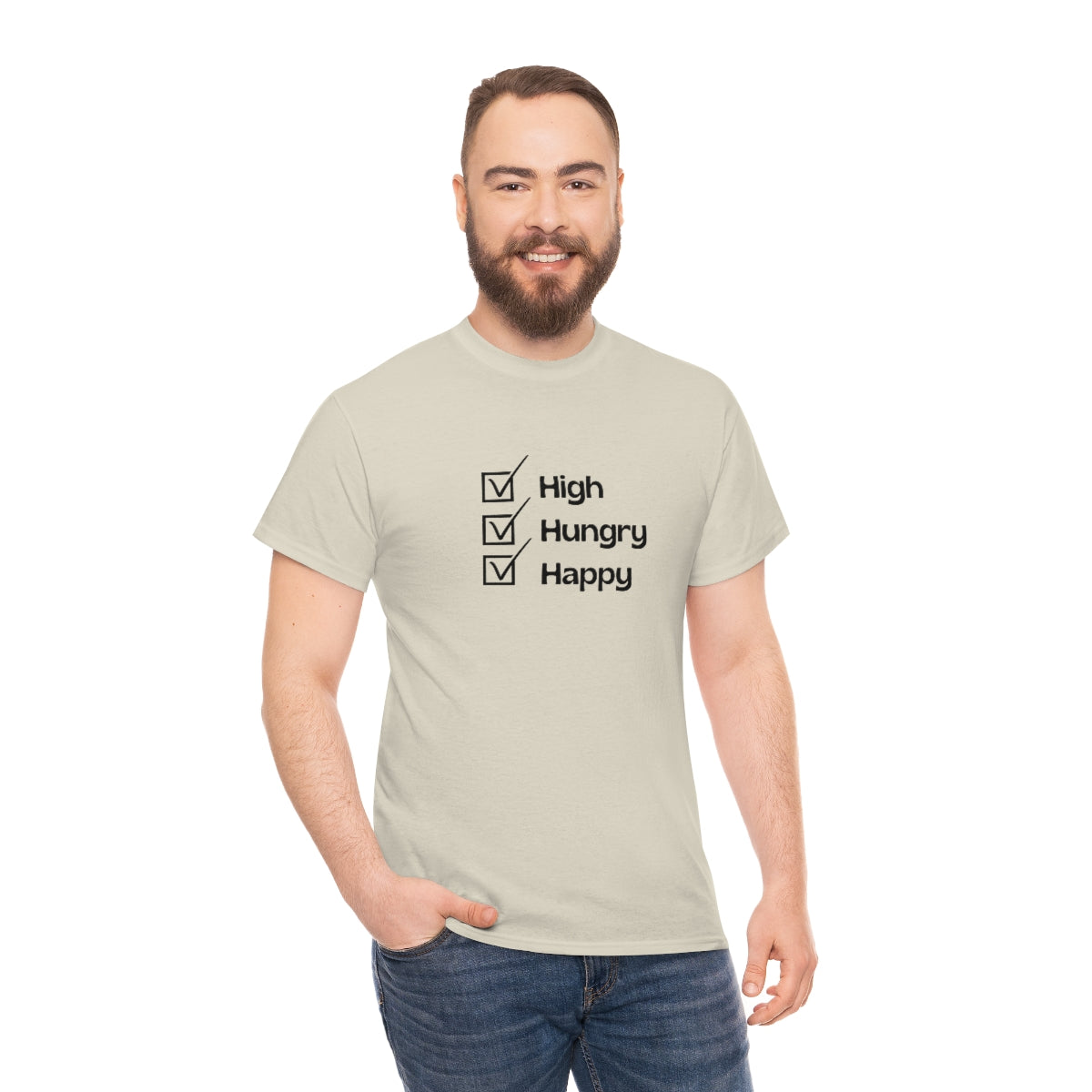 "High, Hungry, Happy" Tee