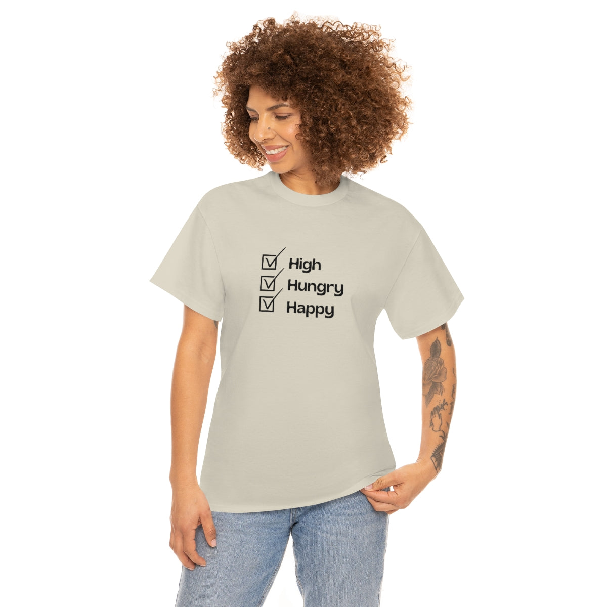 "High, Hungry, Happy" Tee