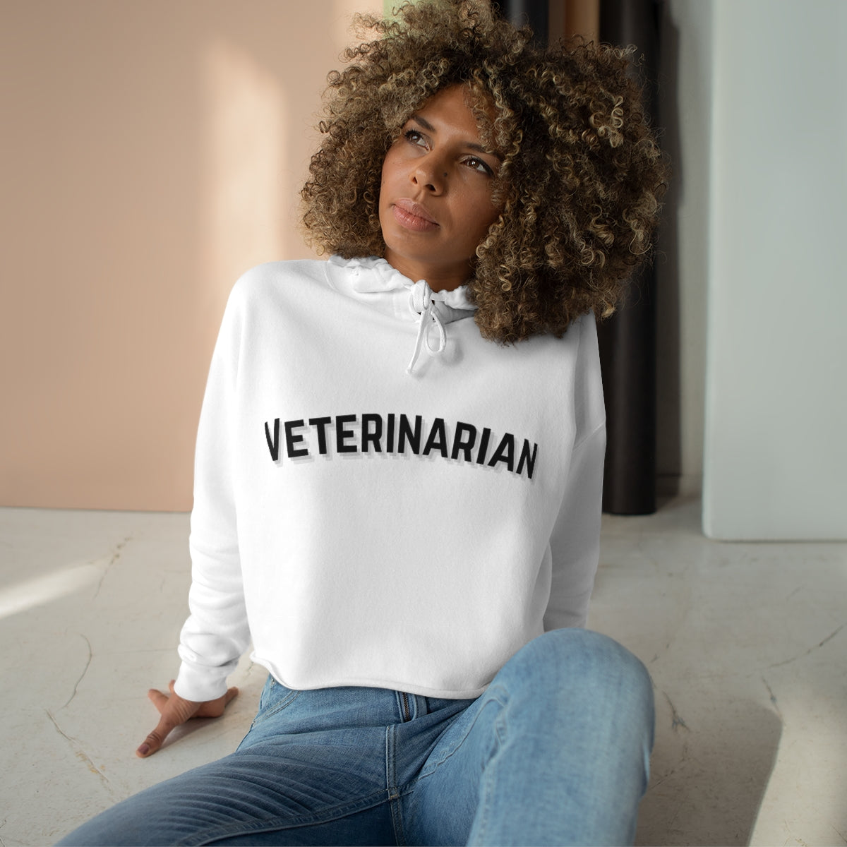 "Veterinarian" Crop Hoodie