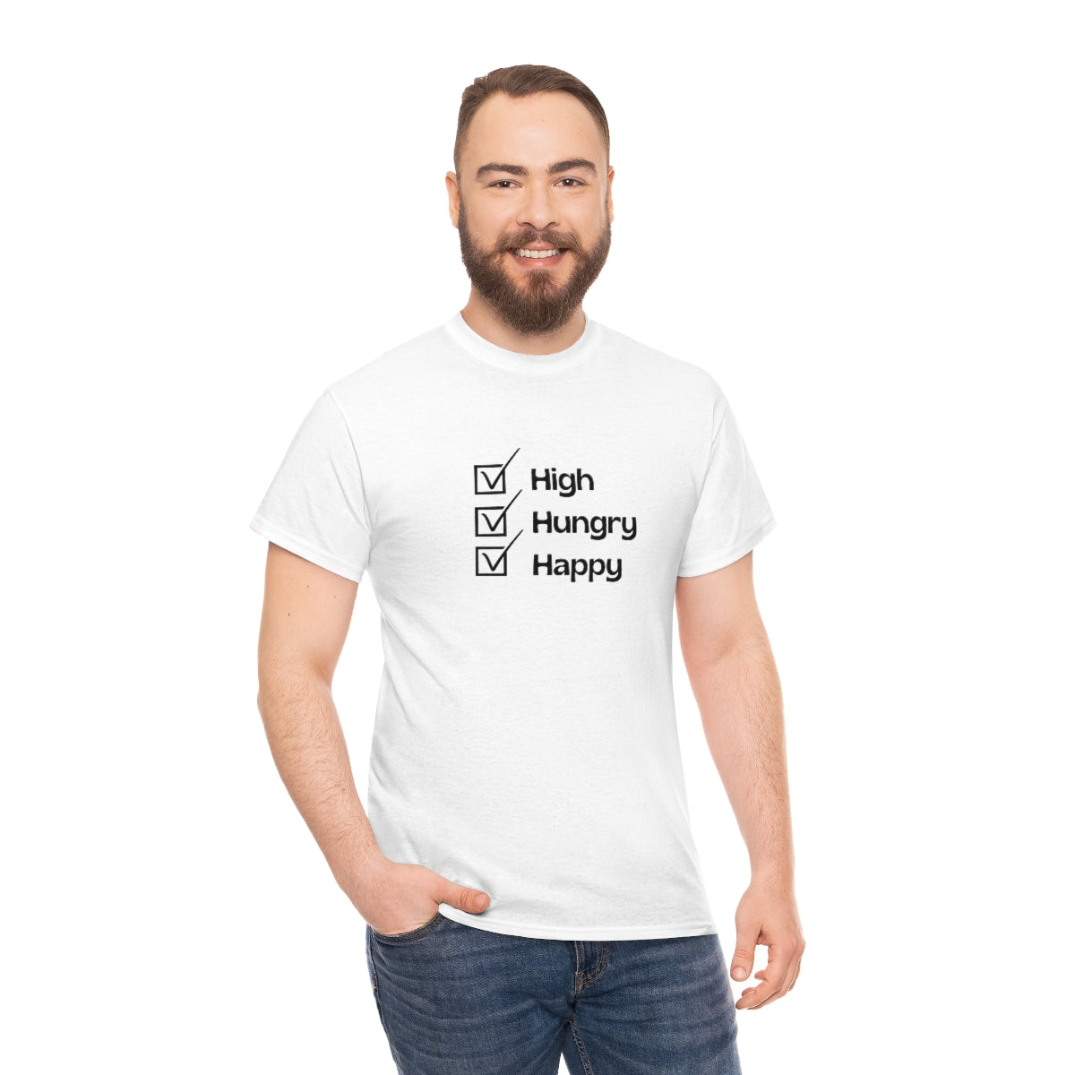 "High, Hungry, Happy" Tee