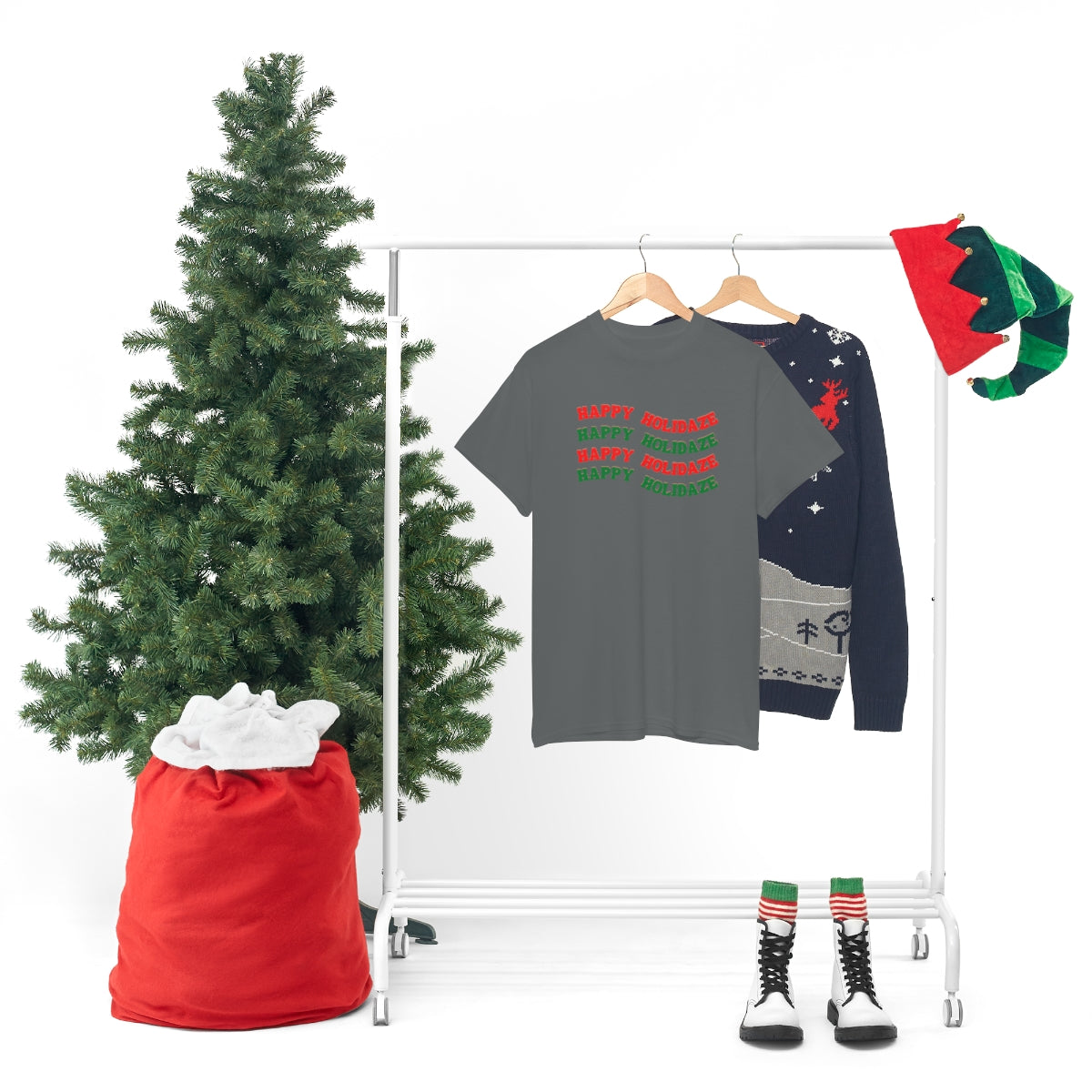 "Happy Holidaze", Tee