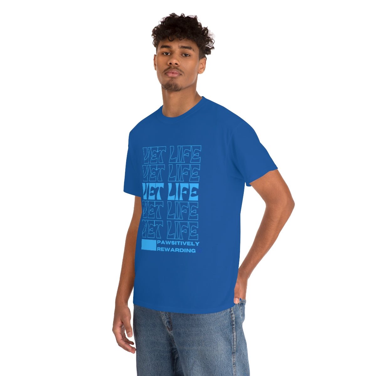 "Vet Life: Pawsitively Rewarding" Tee