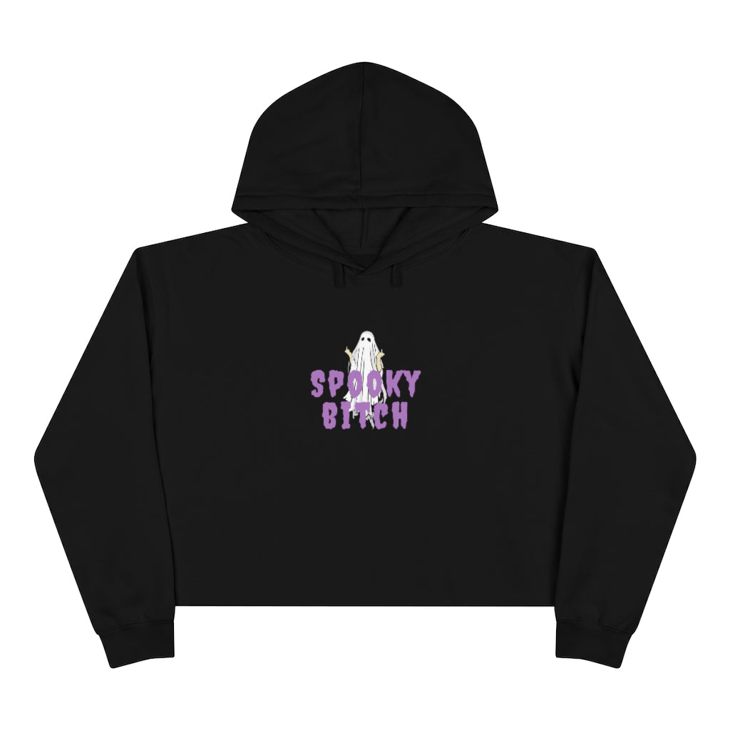 Spooky Bitch Crop Hoodie