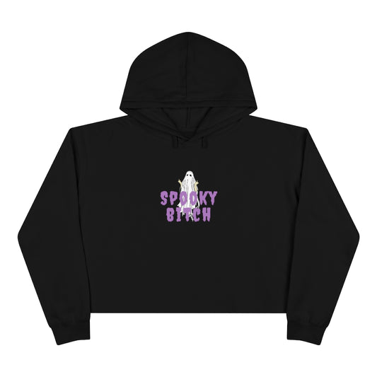 Spooky Bitch Crop Hoodie