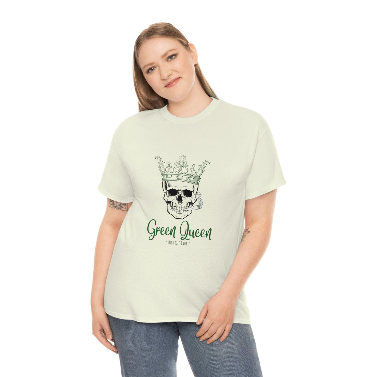 "Green Queen - High til' I die", Tee