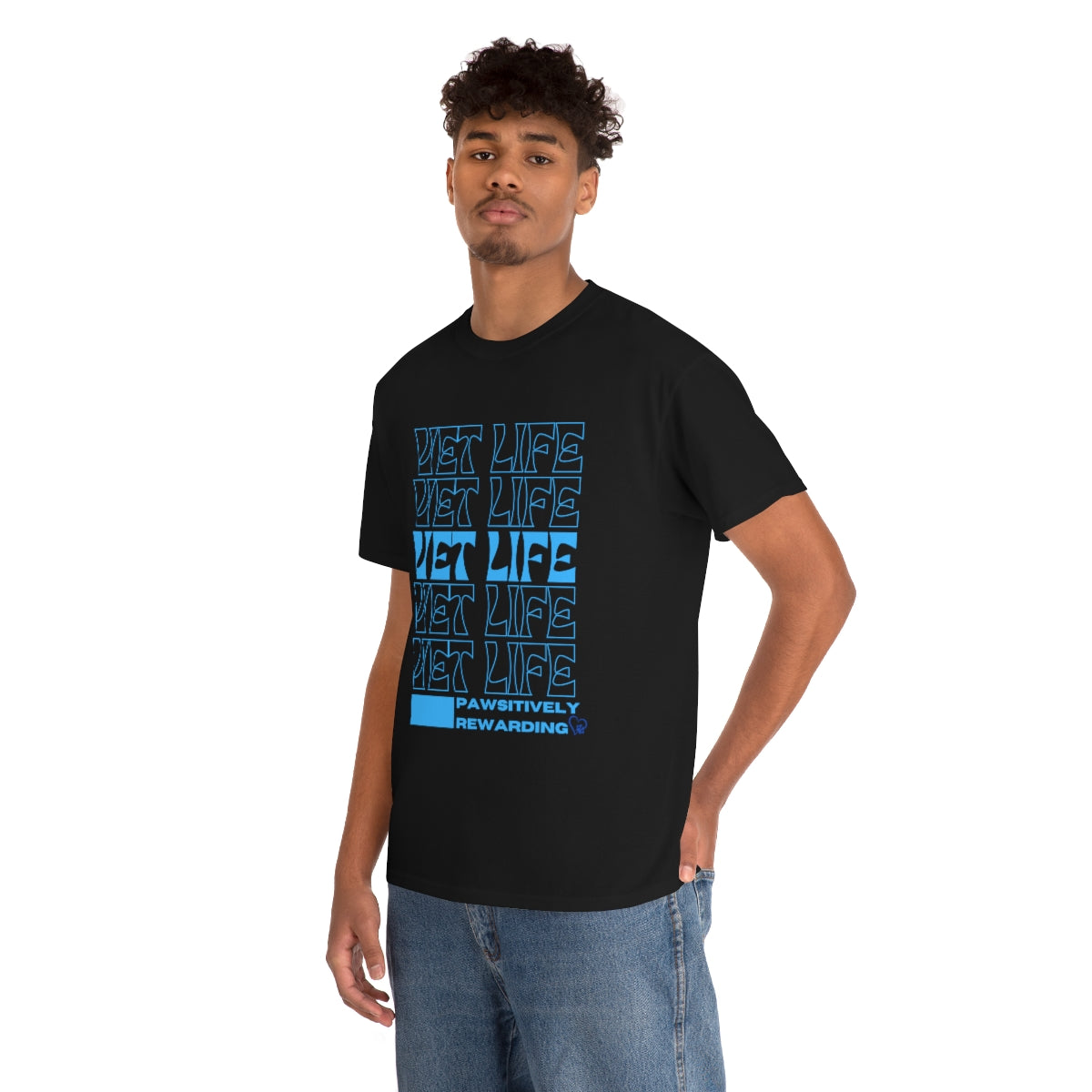 "Vet Life: Pawsitively Rewarding" Tee