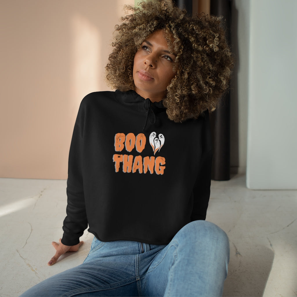 Boo Thang Crop Hoodie