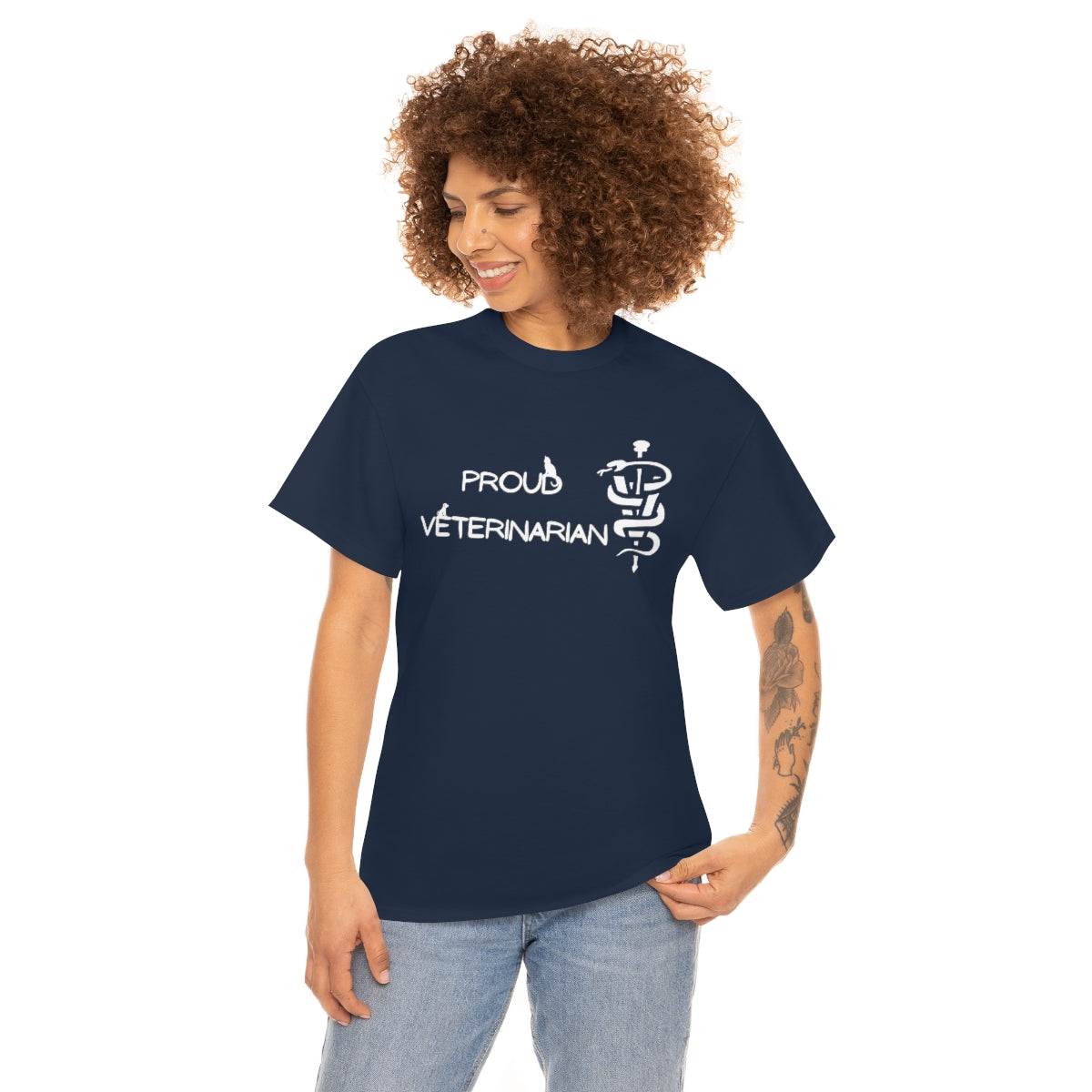 "Proud veterinarian" Tee