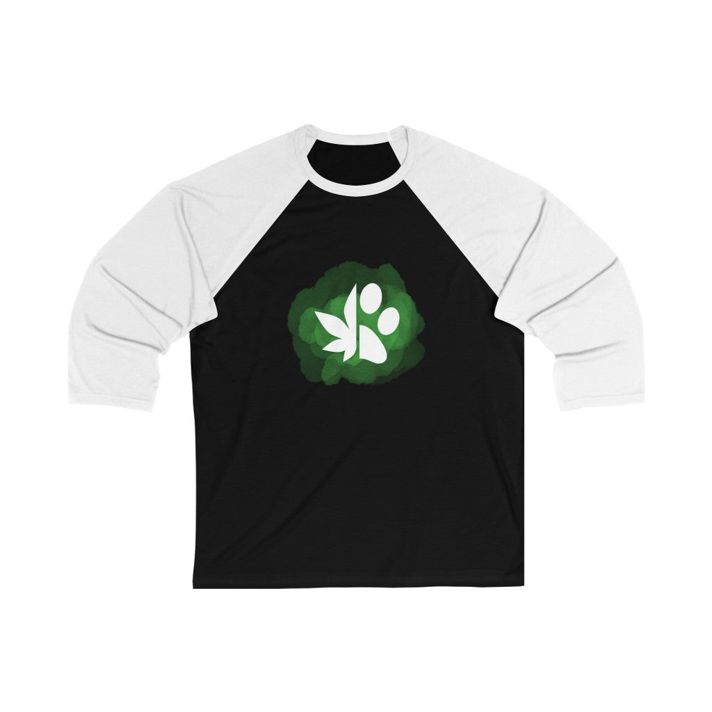 Dope Dogs Greens 3\4 Sleeve Baseball Tee