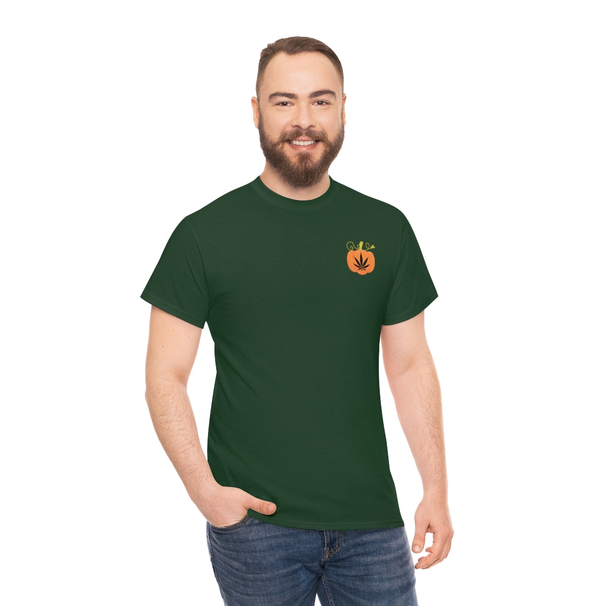 Pumpkin Weed Leaf, Tee