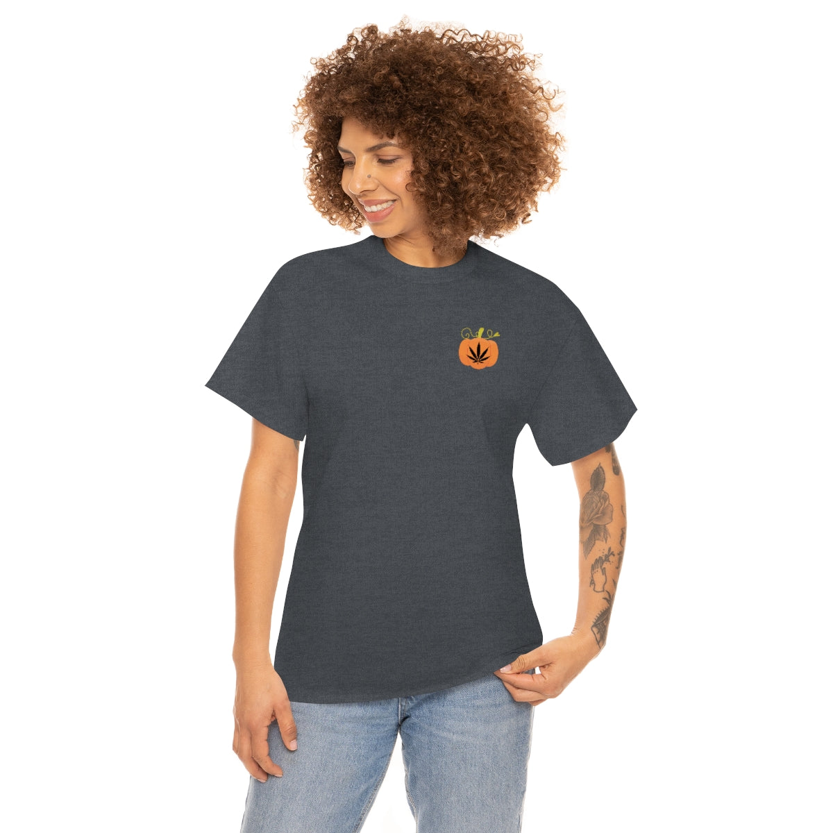 Pumpkin Weed Leaf, Tee