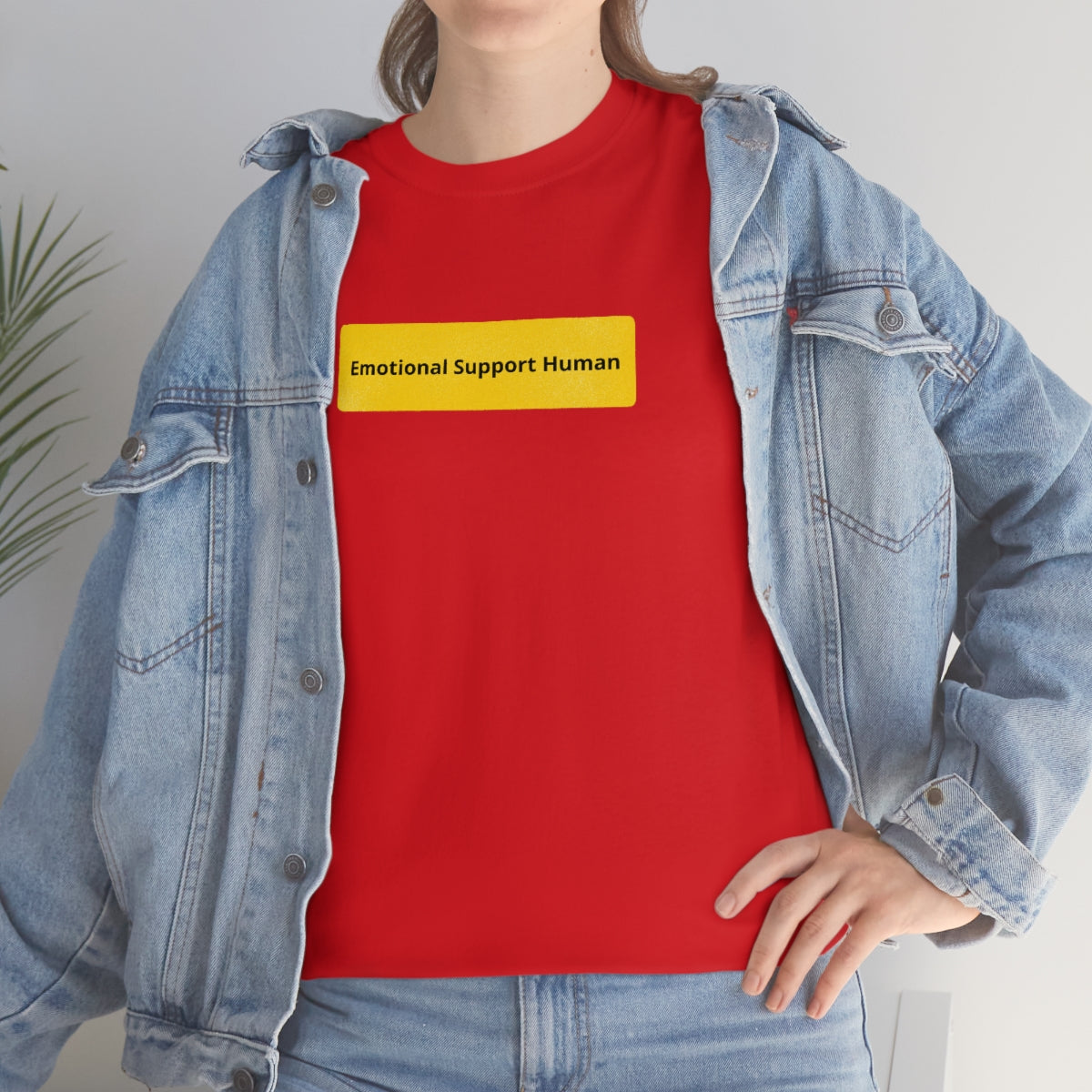 "Emotional Support Human" Tee