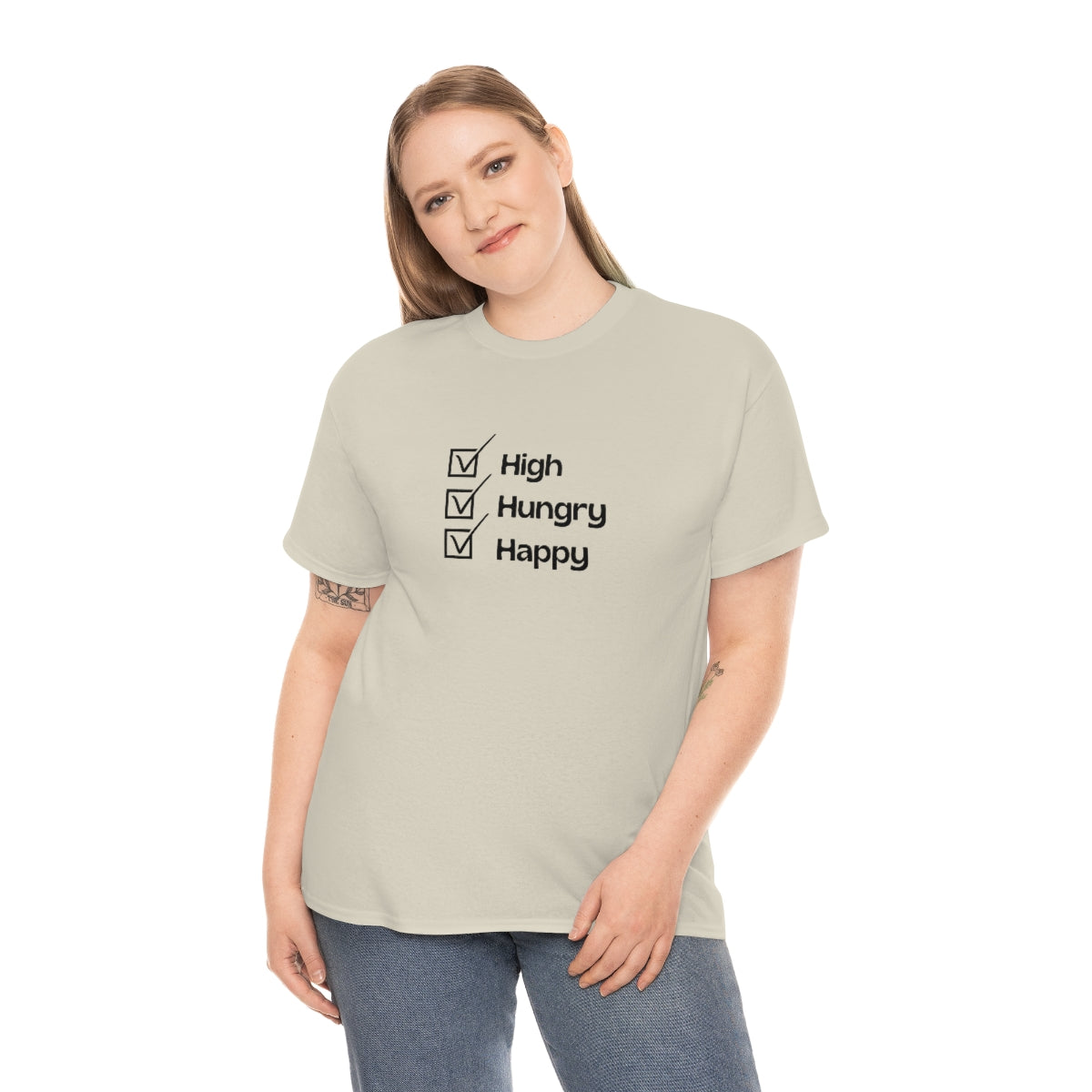 "High, Hungry, Happy" Tee