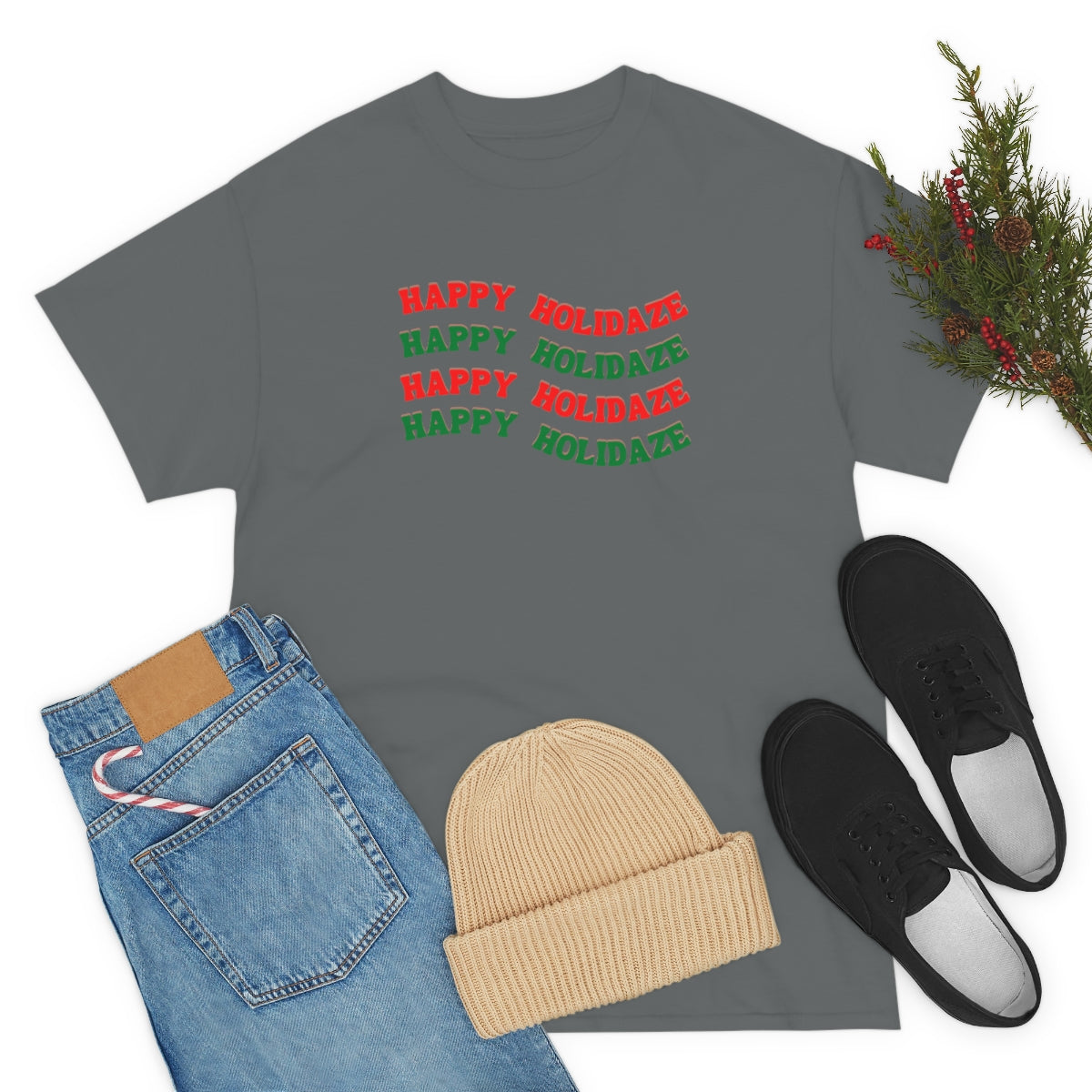 "Happy Holidaze", Tee