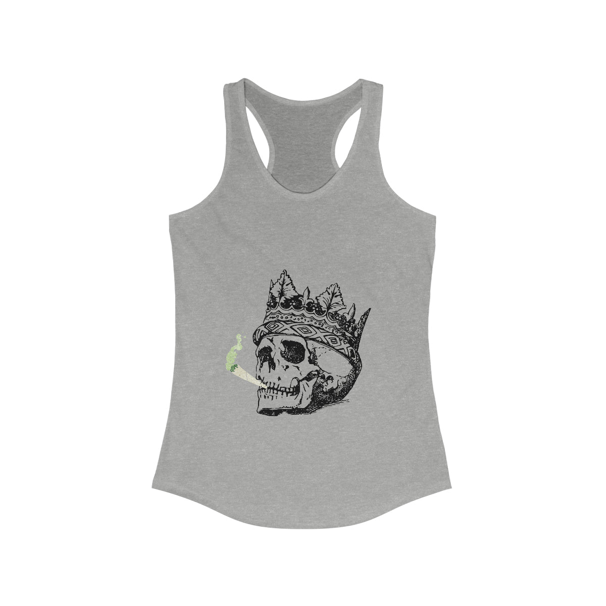 High is the Head That Wears the Crown Racerback Tank